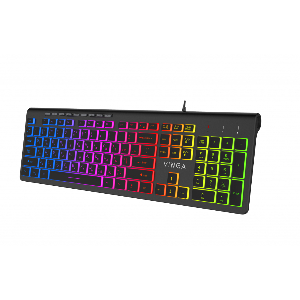 Клавиатура Vinga KB-460 Black - 2