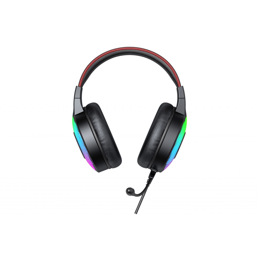 Наушники Vinga HSCU-100 Gaming LED Black (HSCU-100) - 2