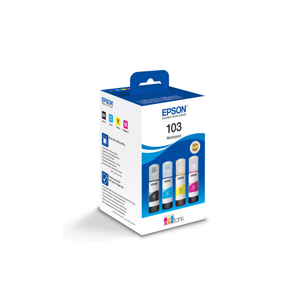 Контейнер с чернилами Epson 103 Multipack (C,M,Y,Bk) (C13T00S64A)