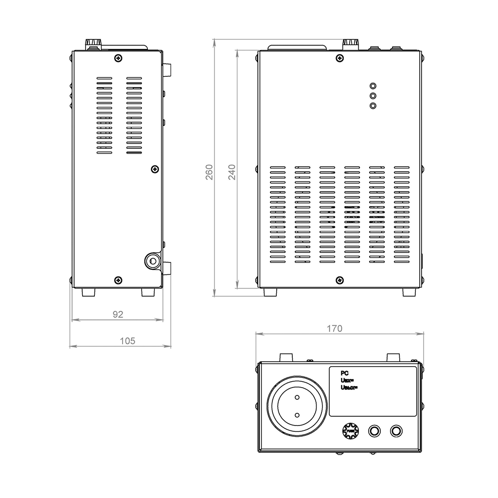 Стабилизатор VOLTER СНПТО-0.5р, 500Вт (СНПТО-0.5р) - 2