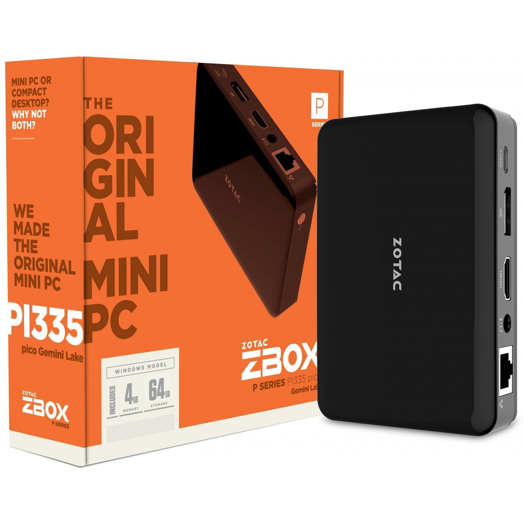 Компьютер Zotac ZBOX PI335 pico / N4100 (ZBOX-PI335-GK-W3C) - 10