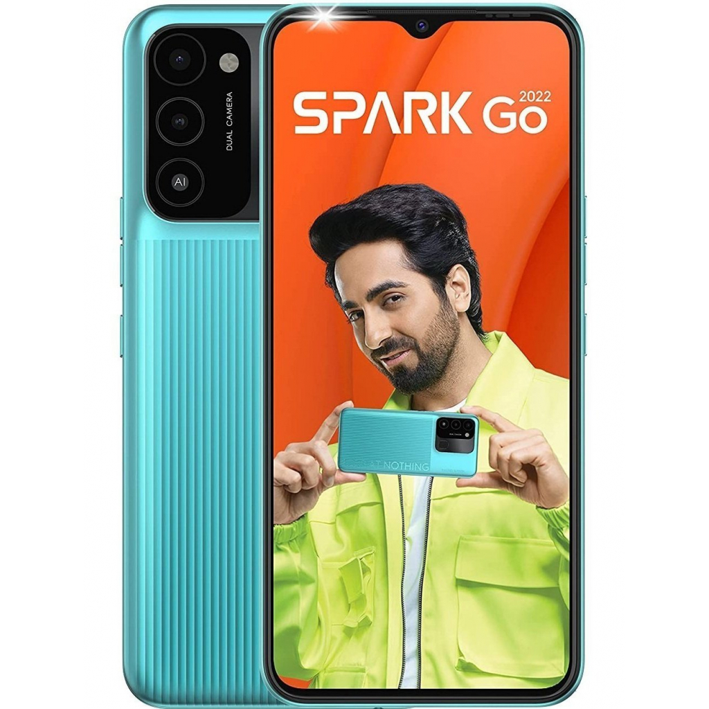 Мобильный телефон Tecno KG5m (Spark Go 2022 2/32Gb) Turquoise Cyan (4895180776960) - 6