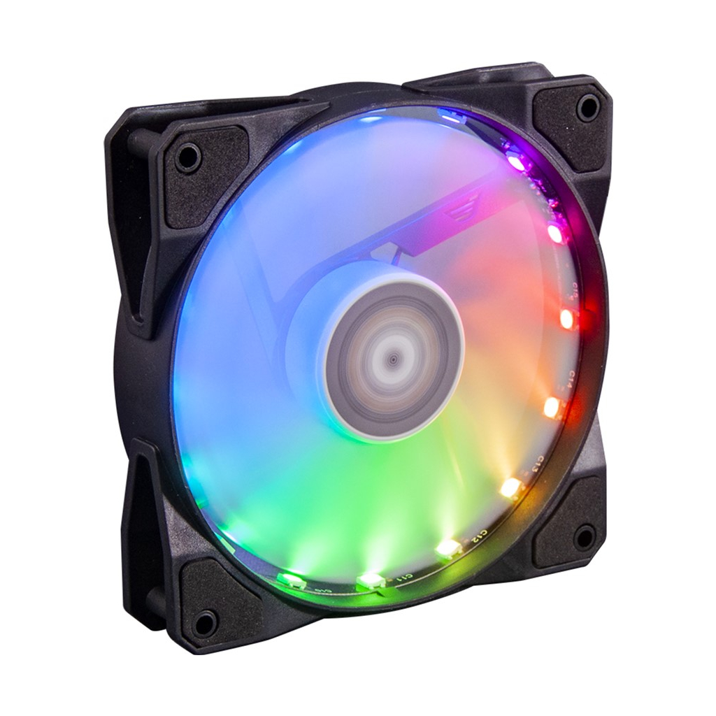 Кулер для корпуса Frime FLF-HB120RGBHUB216 - 1