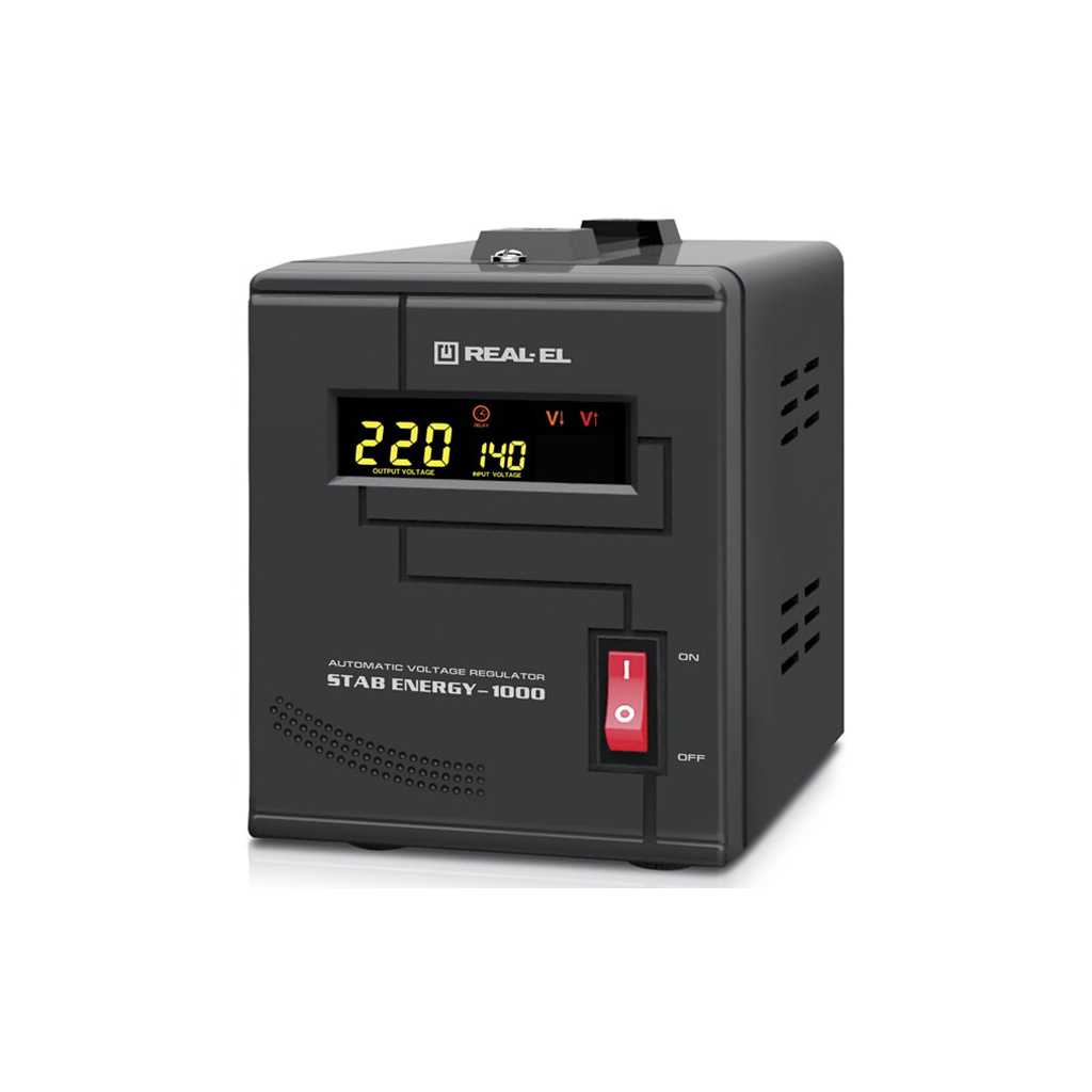 Стабилизатор REAL-EL STAB ENERGY-1000 (EL122400012) - 3