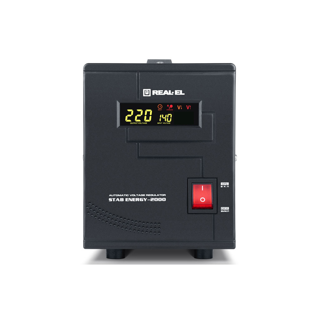 Стабилизатор REAL-EL STAB ENERGY-2000 (EL122400013) - 1