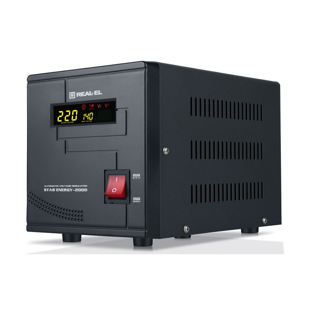Стабилизатор REAL-EL STAB ENERGY-2000 (EL122400013) - 4