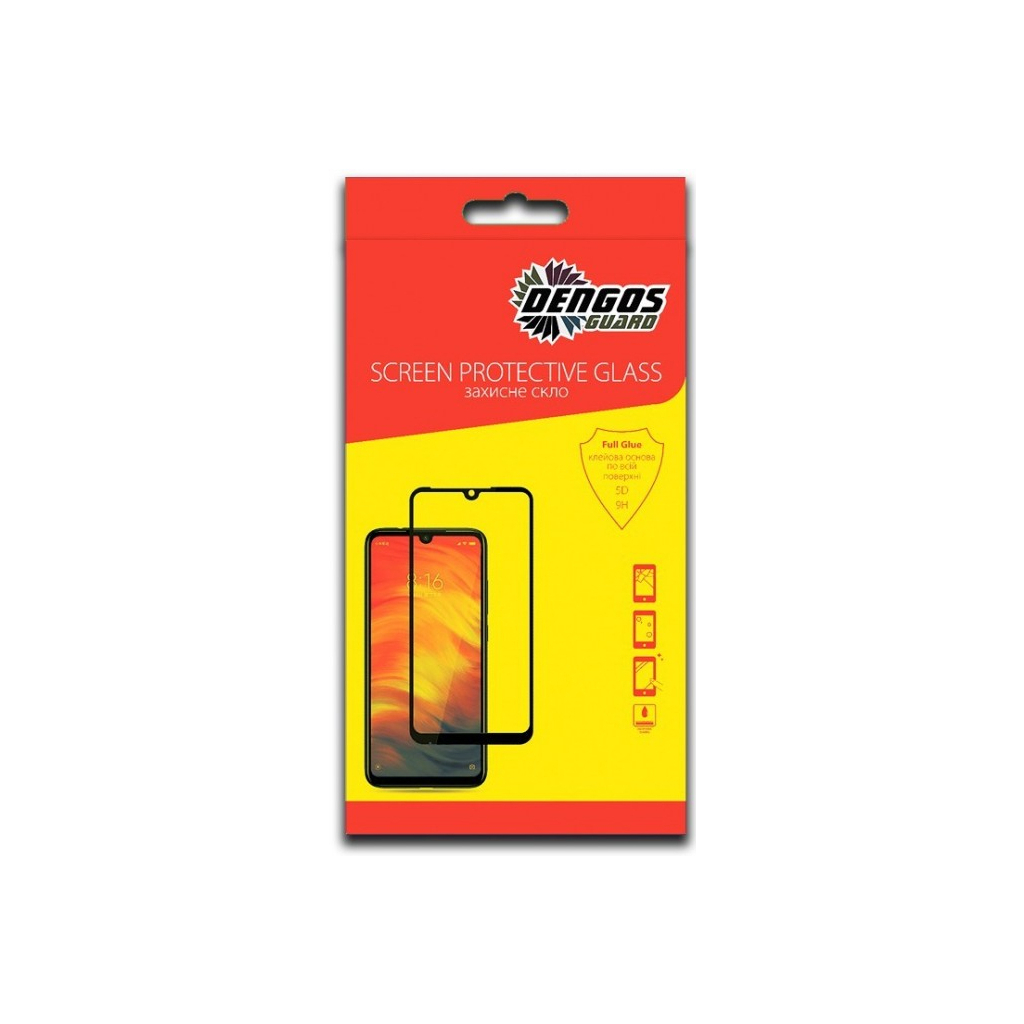 Стекло защитное Dengos Full Glue Realme C11 2021 (black) (TGFG-197)