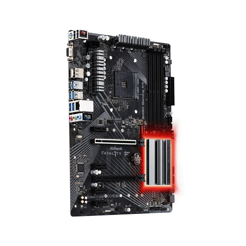 Материнская плата ASRock Fatal1ty B450 Gaming K4 (B450 Gaming K4) - 3