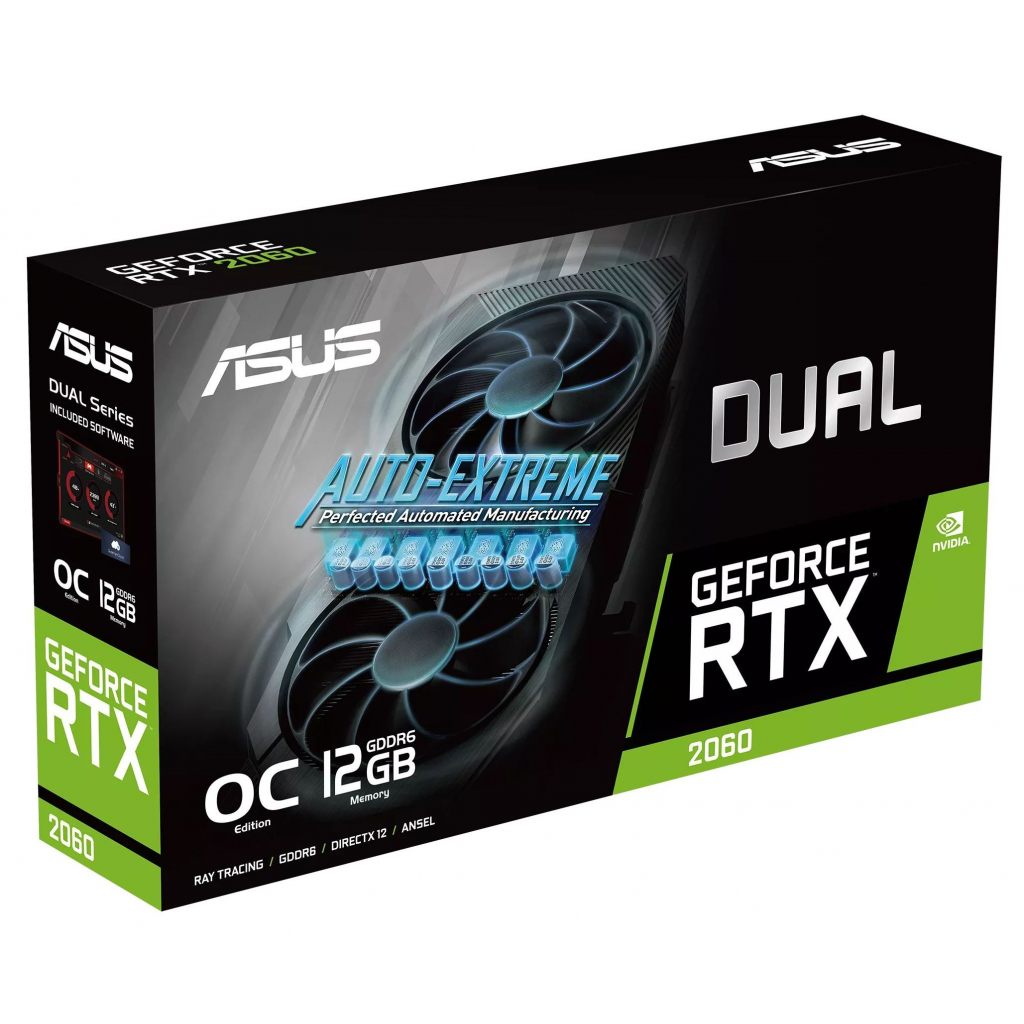 Видеокарта ASUS GeForce RTX2060 12 Gb DUAL OC EVO (DUAL-RTX2060-O12G-EVO) - 9