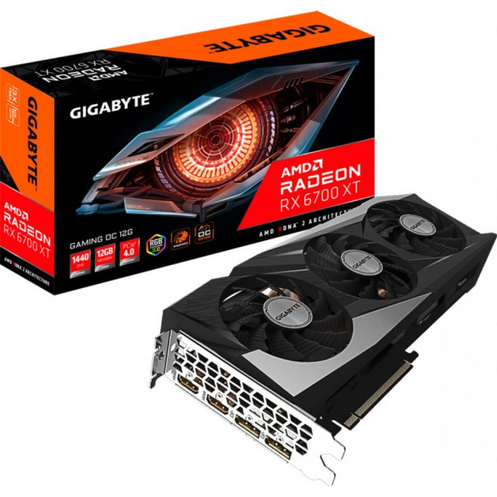 Видеокарта GIGABYTE Radeon RX 6700 XT 12Gb GAMING OC (GV-R67XTGAMING OC-12GD)