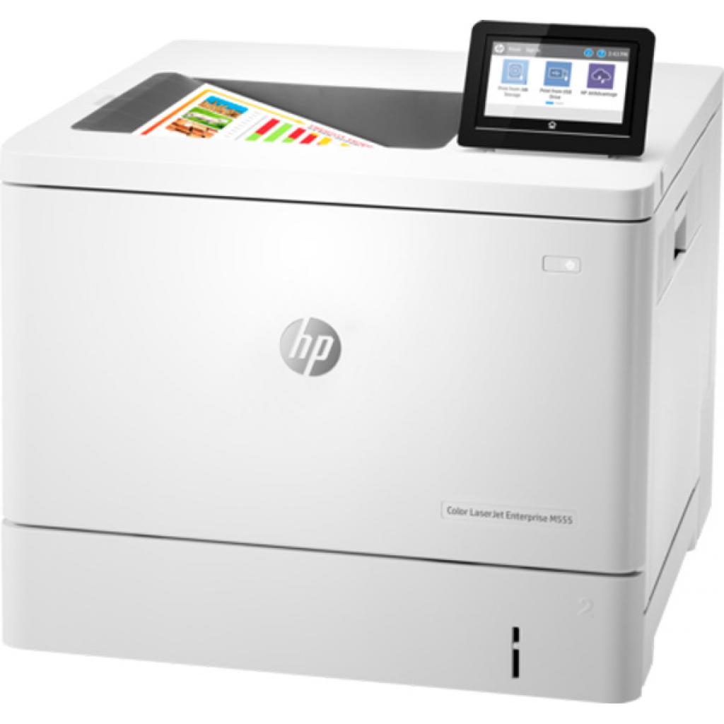 Лазерный принтер HP Color LaserJet Enterprise M555dn (7ZU78A) - 3