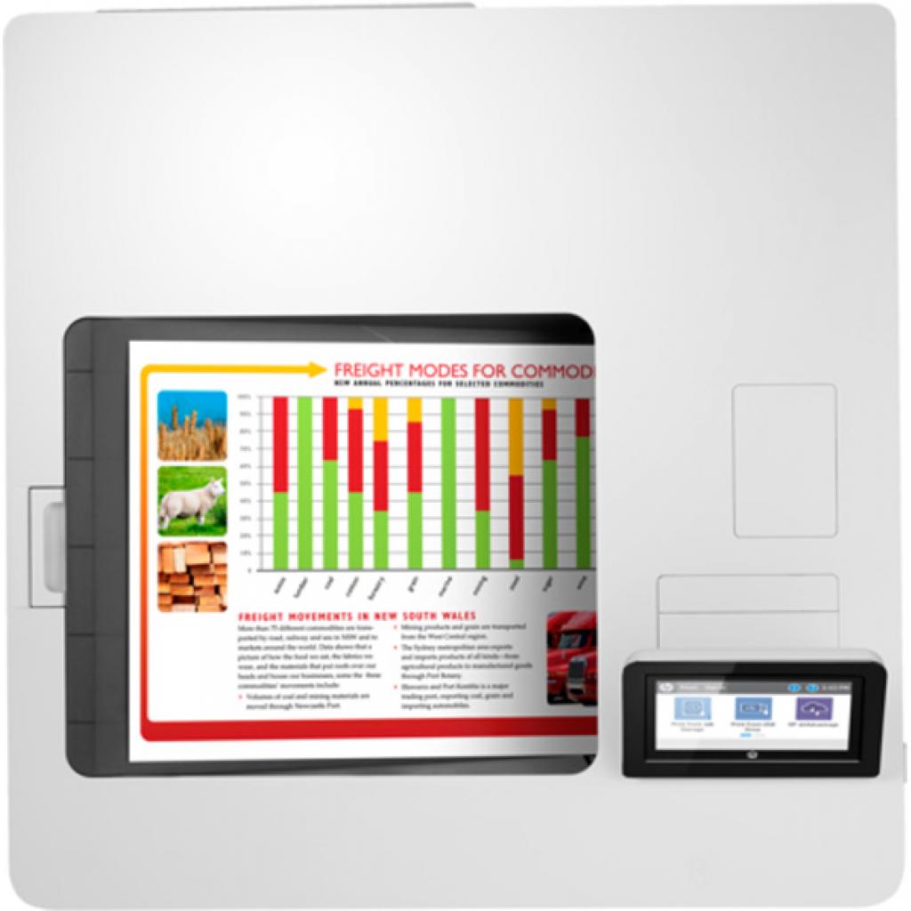 Лазерный принтер HP Color LaserJet Enterprise M555dn (7ZU78A) - 4