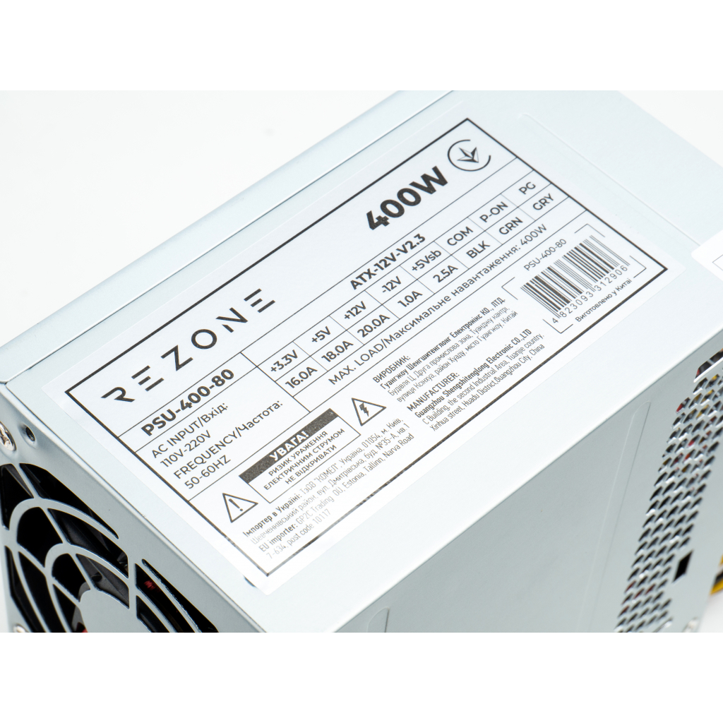 Блок питания Rezone Case 400-80 ОЕМ (400-80) - 4 Блок питания Rezone Case 400-80 ОЕМ (400-80) - 4