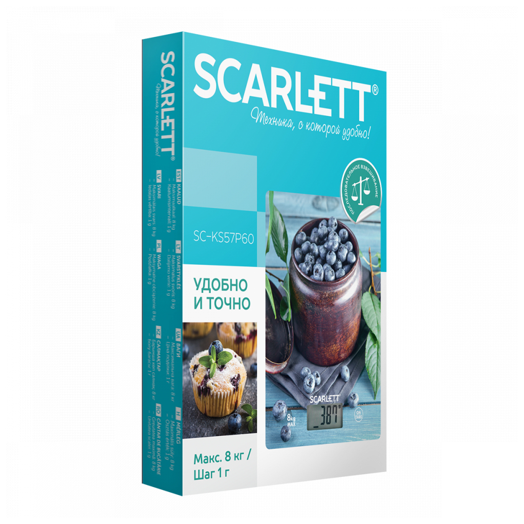 Весы кухонные Scarlett SC-KS57P60 - 1