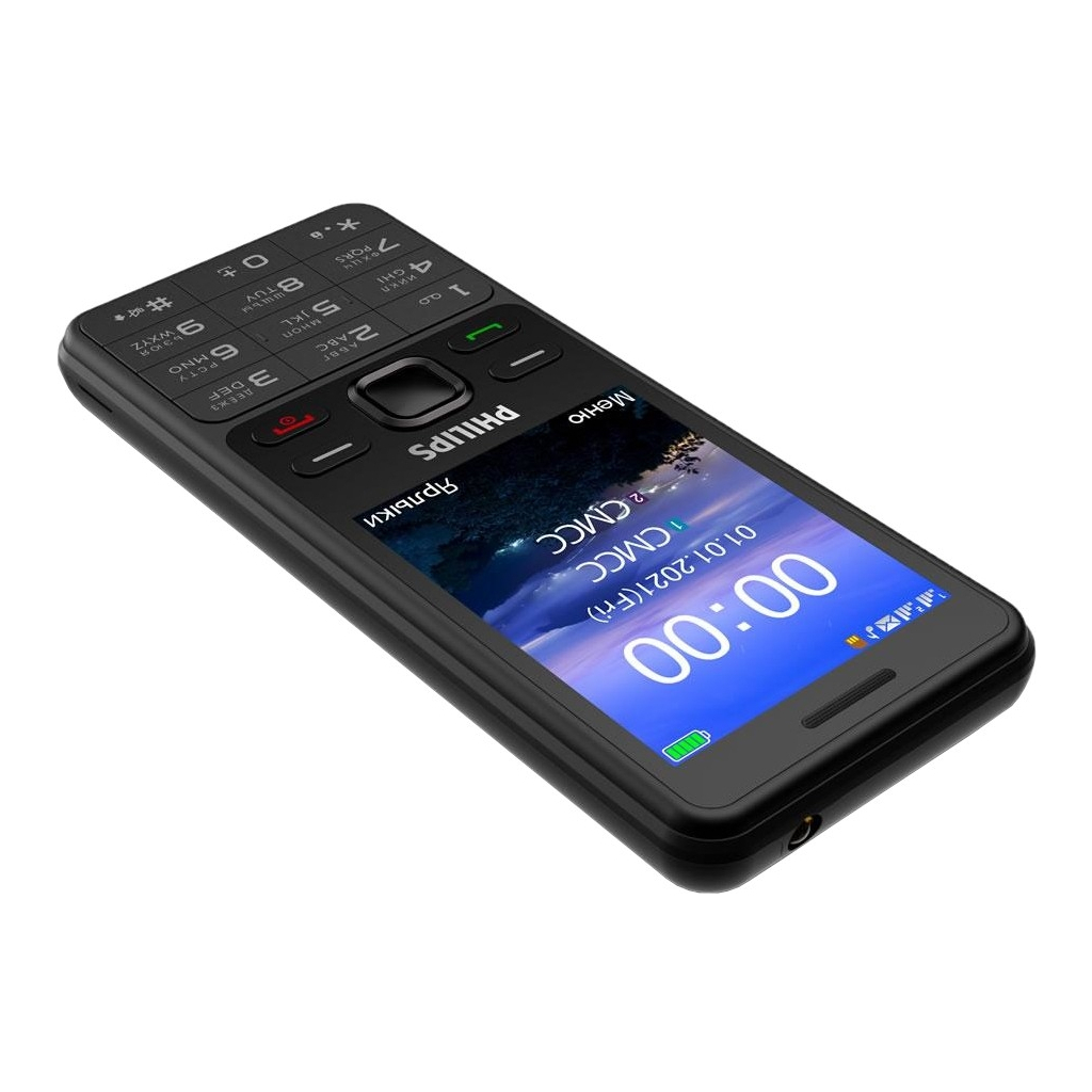 Мобильный телефон Philips Xenium E185 Black - 5