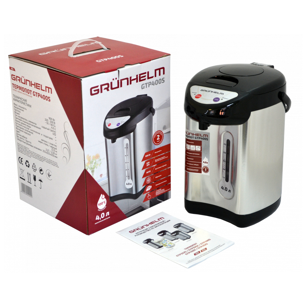 Электрочайник Grunhelm GTP400S - 9