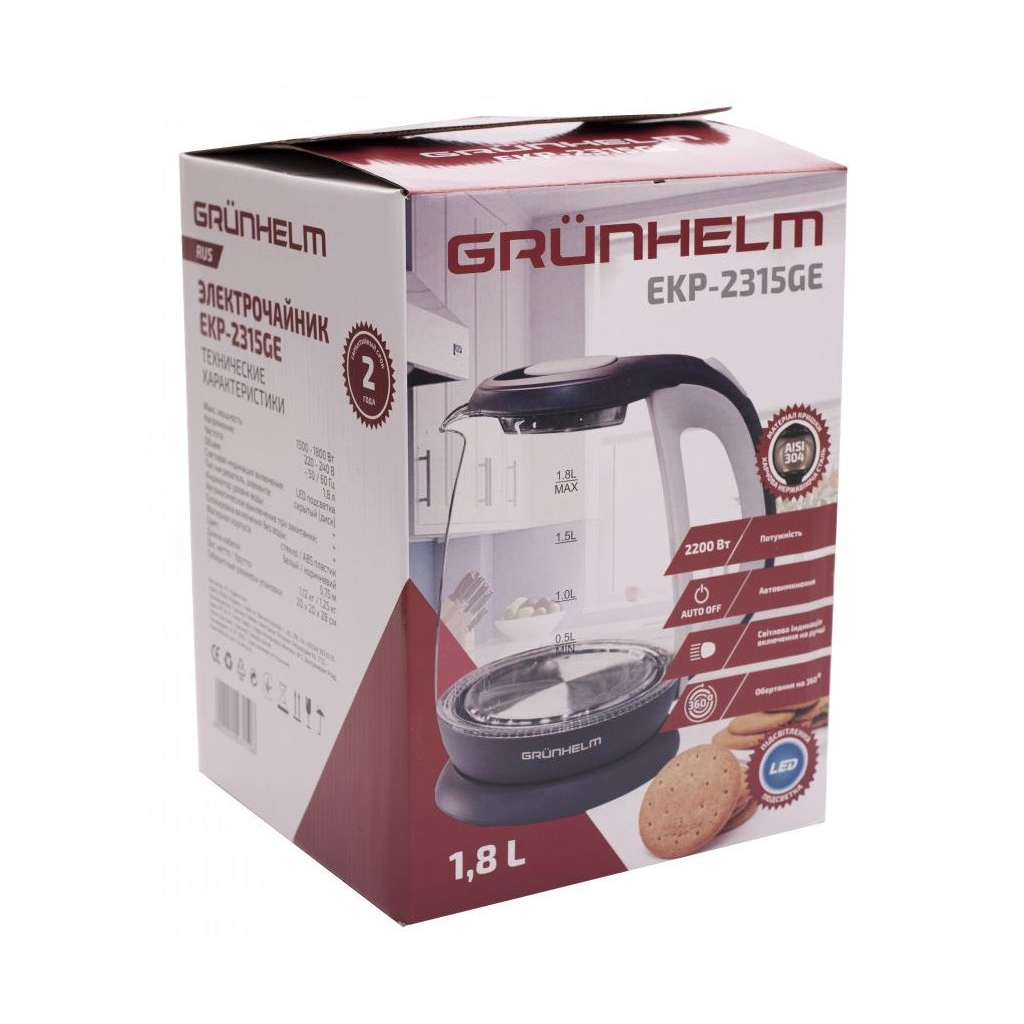 Электрочайник Grunhelm EKP-2315GE - 2