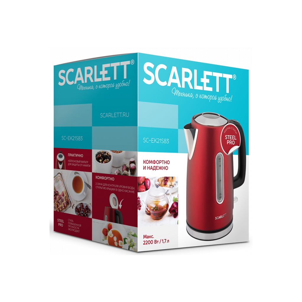 Электрочайник Scarlett SC-EK21S83 - 3