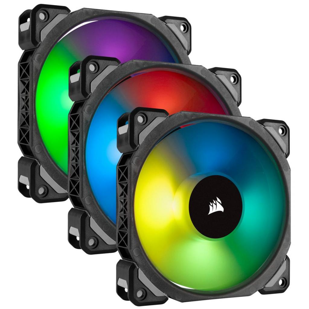 Кулер для корпуса Corsair ML120 Pro RGB 3 Fan Pack (CO-9050076-WW) - 1