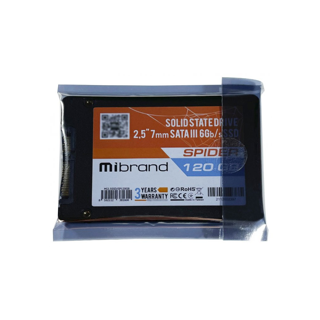 Накопитель SSD 2.5" 120GB Mibrand (MI2.5SSD/SP120GB) - 3