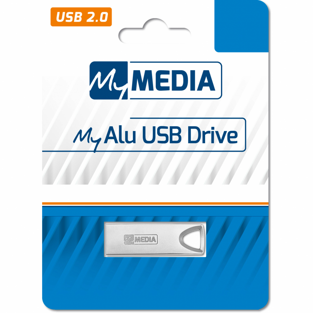 USB флеш накопитель MyMedia 16GB MyAlu USB 2.0 (069272) - 2