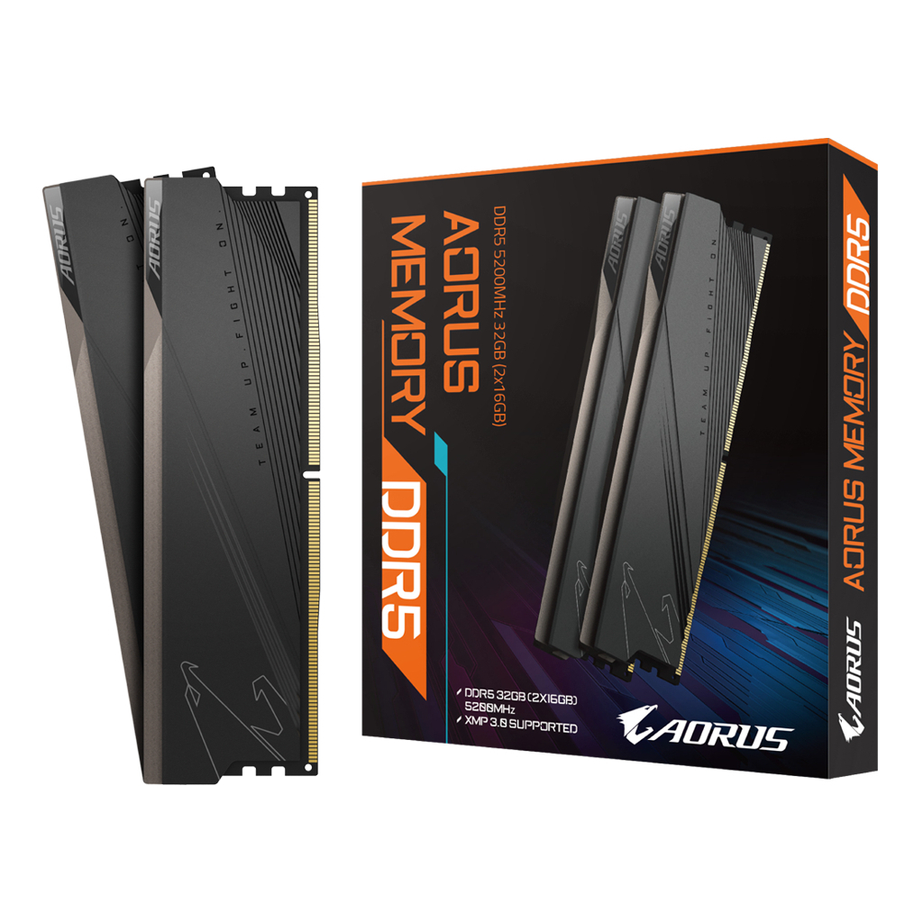 Модуль памяти для компьютера DDR5 32GB (2x16GB) 5200 MHz GIGABYTE (GP-ARS32G52D5) Модуль памяти для компьютера DDR5 32GB (2x16GB) 5200 MHz GIGABYTE (GP-ARS32G52D5)
