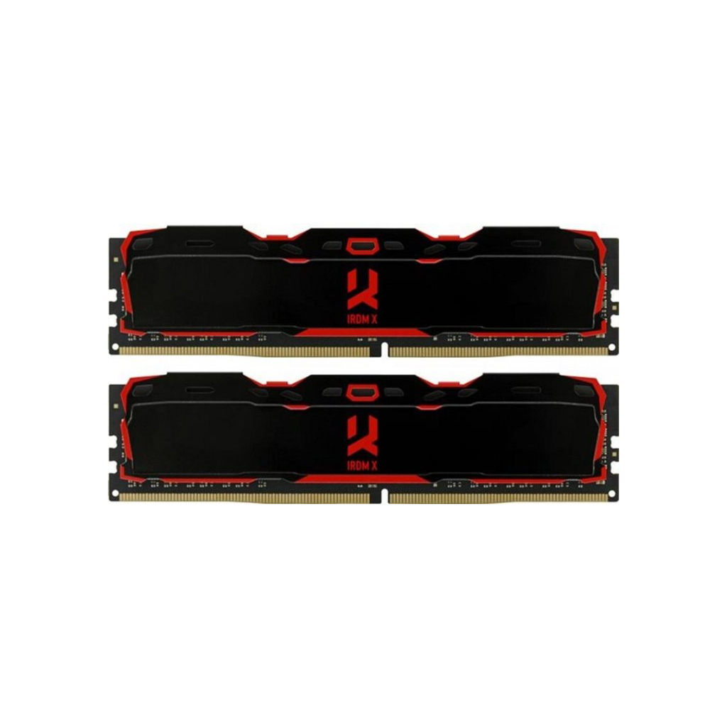 Модуль памяти для компьютера DDR4 32GB (2x16GB) 3200 MHz Iridium X Black Goodram (IR-X3200D464L16/32GDC)