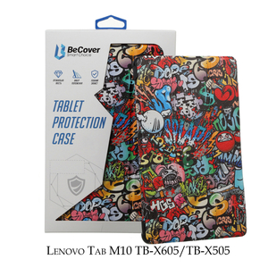 Чехол для планшета BeCover Smart Case Lenovo Tab M10 TB-X605/TB-X505 Graffiti (707306)