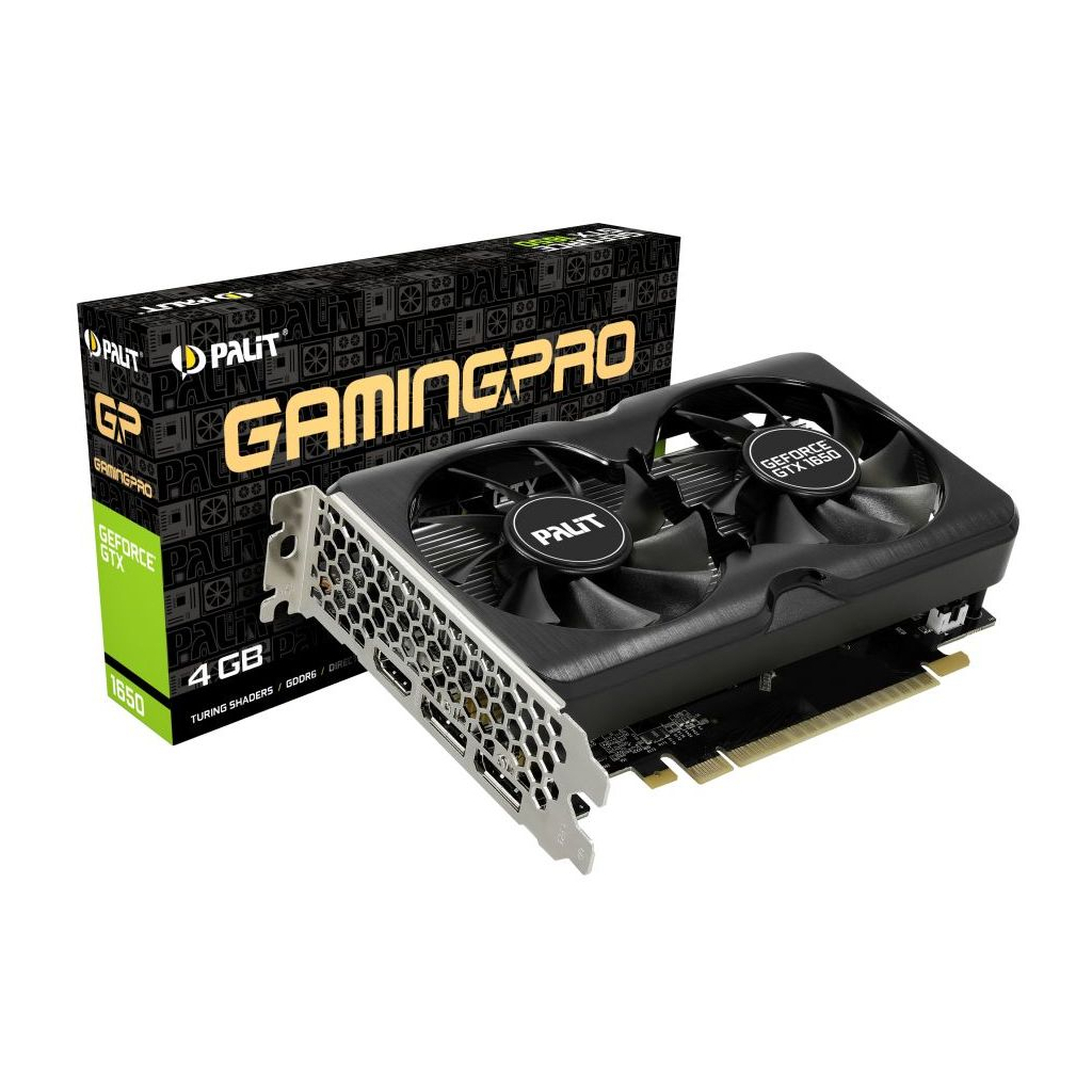 Видеокарта Palit GeForce GTX1650 4096Mb GAMINGPRO DDR6 (NE6165001BG1-1175A) - 9