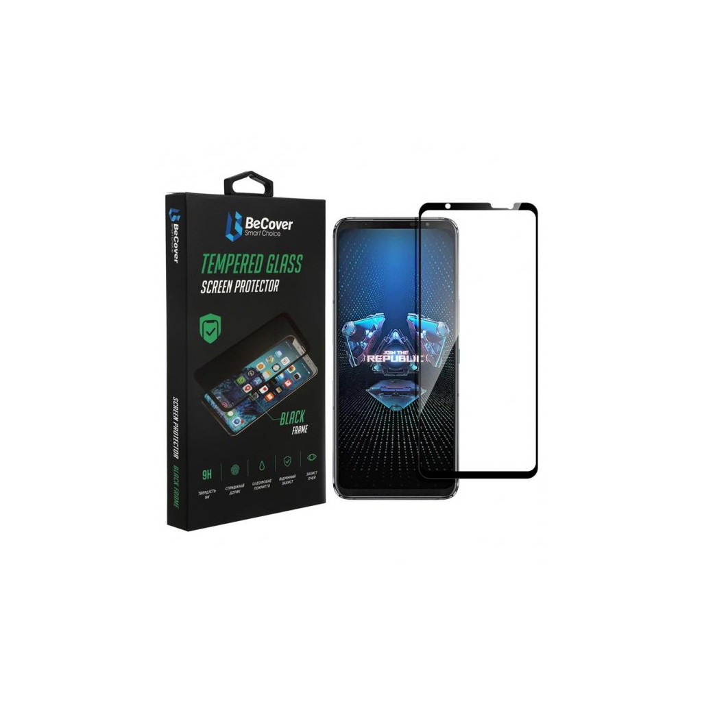 Стекло защитное BeCover ASUS ROG Phone 5s / 5s Pro Black (707241)