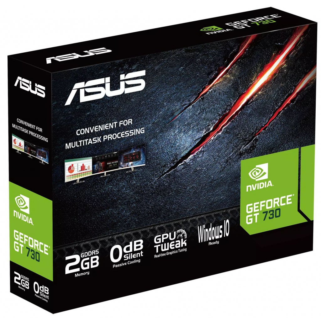 Видеокарта GeForce GT730 2048Mb ASUS (GT730-SL-2GD5-BRK-E) - 4