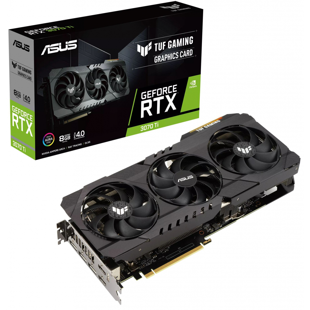 Видеокарта ASUS GeForce RTX3070 Ti 8Gb TUF GAMING (TUF-RTX3070TI-8G-GAMING)
