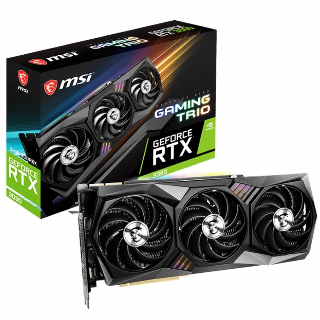 Видеокарта MSI GeForce RTX3090 24Gb GAMING TRIO (RTX 3090 GAMING TRIO 24G)