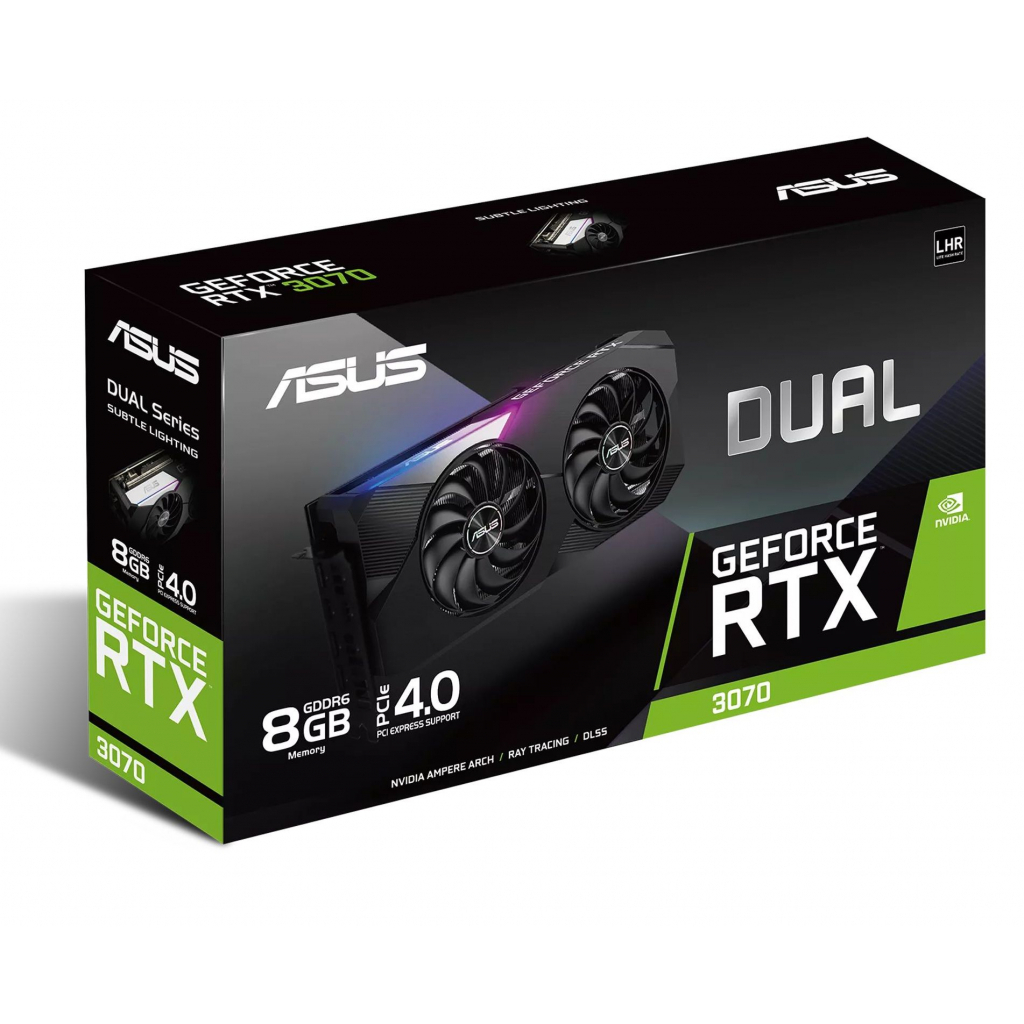 Видеокарта ASUS GeForce RTX3070 8Gb DUAL V2 LHR (DUAL-RTX3070-8G-V2) - 7