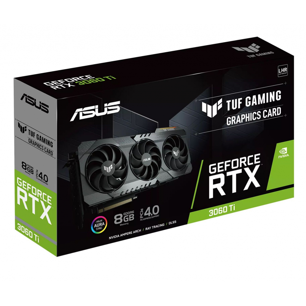 Видеокарта ASUS GeForce RTX3060Ti 8Gb TUF GAMING V2 LHR (TUF-RTX3060TI-8G-V2-GAMING) - 10