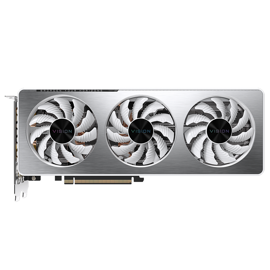 Видеокарта GIGABYTE GeForce RTX3060Ti 8Gb VISION LHR (GV-N306TVISION-8GD) - 1