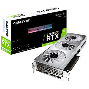 Видеокарта GIGABYTE GeForce RTX3060Ti 8Gb VISION LHR (GV-N306TVISION-8GD)
