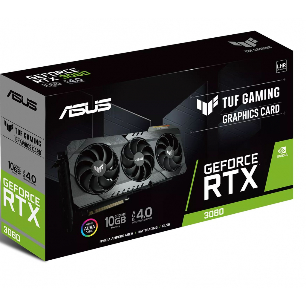Видеокарта ASUS GeForce RTX3080 10Gb TUF GAMING V2 LHR (TUF-RTX3080-10G-V2-GAMING) - 9