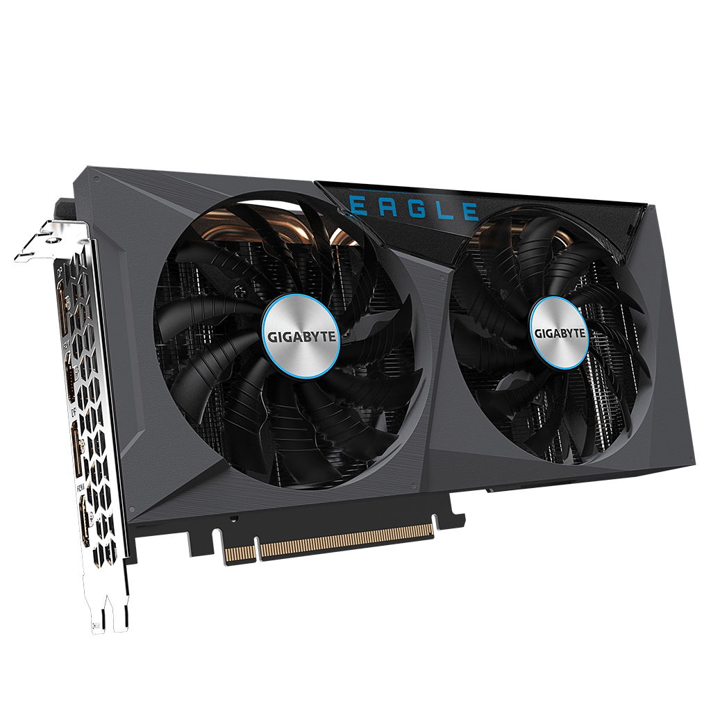 Видеокарта GIGABYTE GeForce RTX3060 12Gb EAGLE LHR (GV-N3060EAGLE-12GD 2.0) - 1