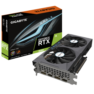 Видеокарта GIGABYTE GeForce RTX3060 12Gb EAGLE LHR (GV-N3060EAGLE-12GD 2.0)