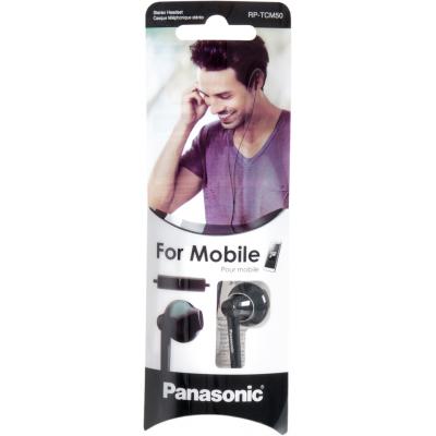 Наушники Panasonic RP-TCM50E Black (RP-TCM50E-K) - 3