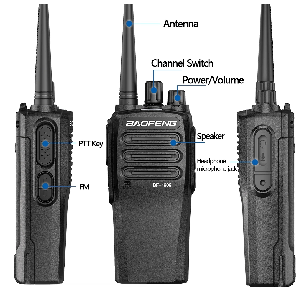 Портативная рация Baofeng BF-1909 10W - 2