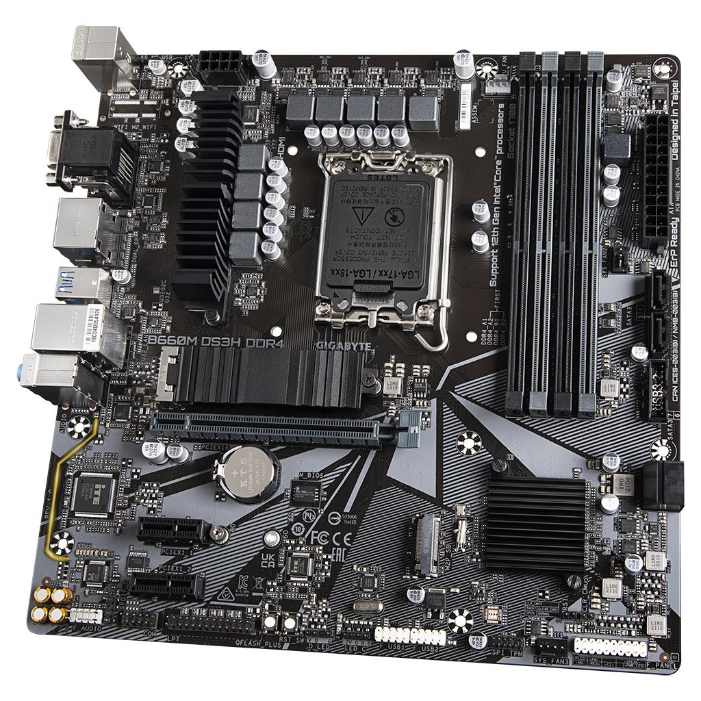 Материнская плата GIGABYTE B660M DS3H DDR4 - 3