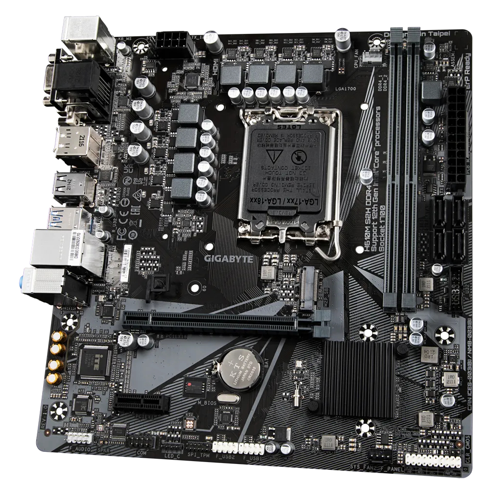 Материнская плата GIGABYTE H610M S2H DDR4 - 3