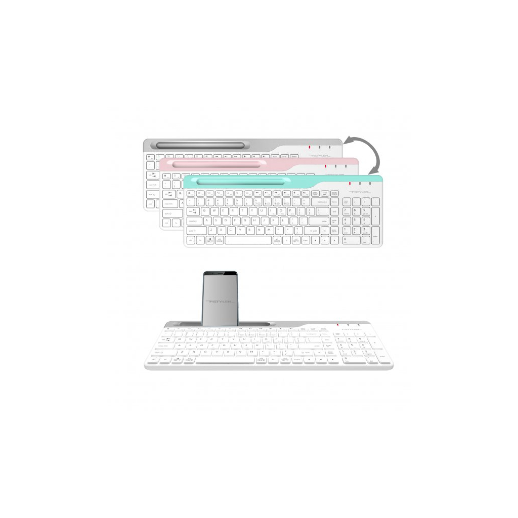 Клавиатура A4Tech FBK25 Wireless White - 1