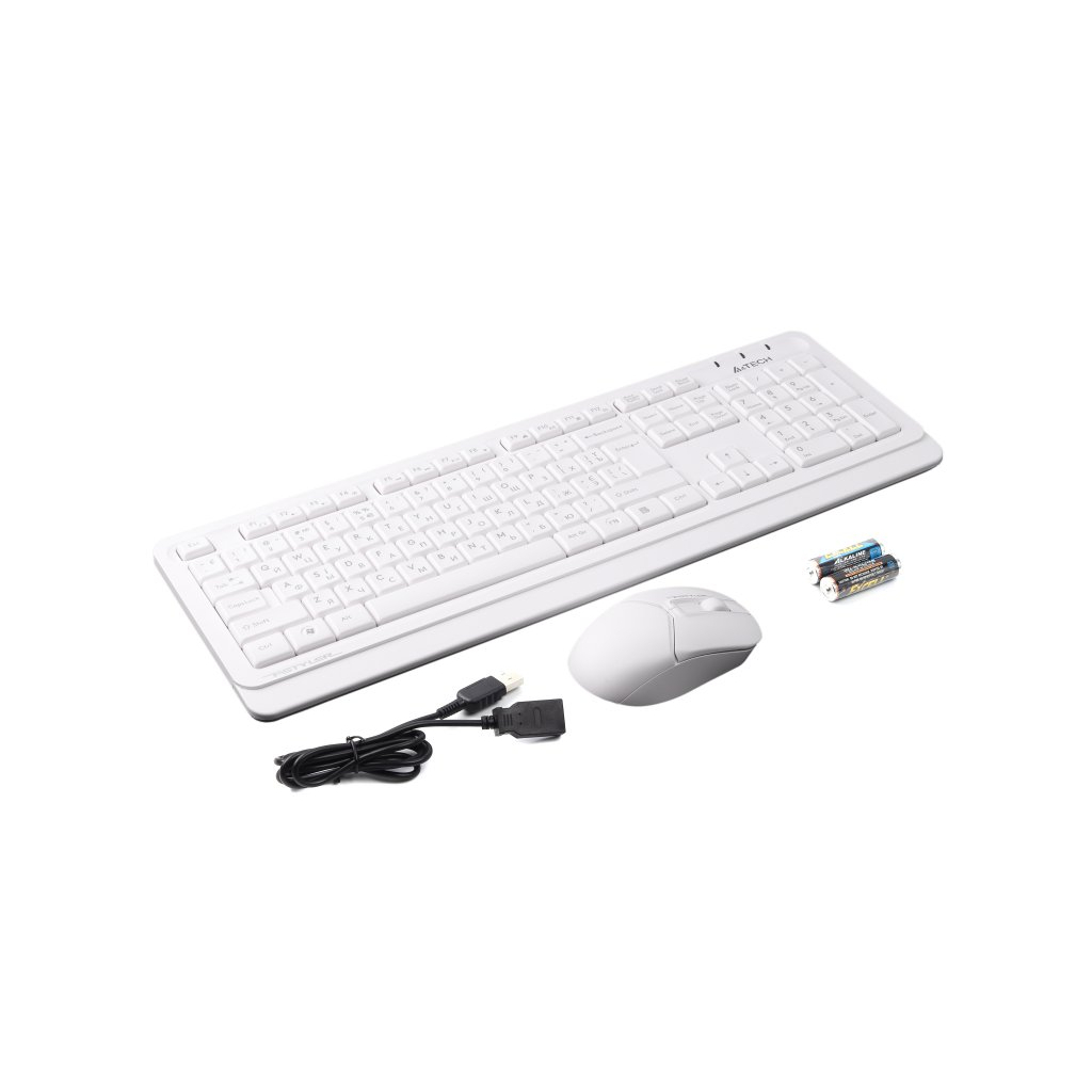Комплект A4Tech FG1012 Wireless White - 1