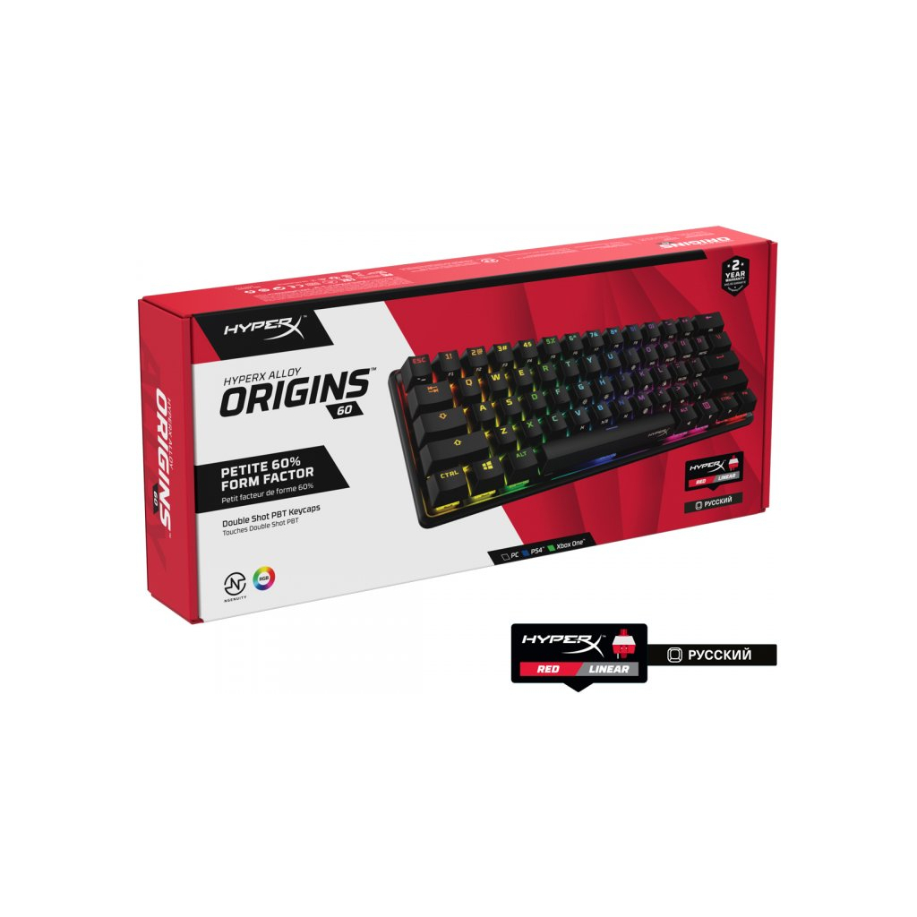 Клавиатура HyperX Alloy Origins 60 Black (4P5N0AA) - 7