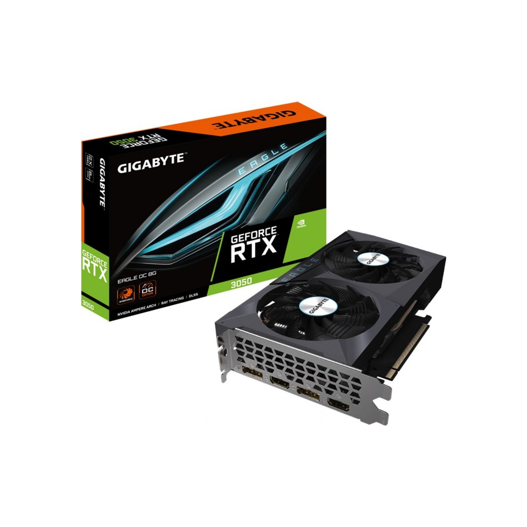 Видеокарта GIGABYTE GeForce RTX3050 8Gb EAGLE OC (GV-N3050EAGLE OC-8GD) - 6