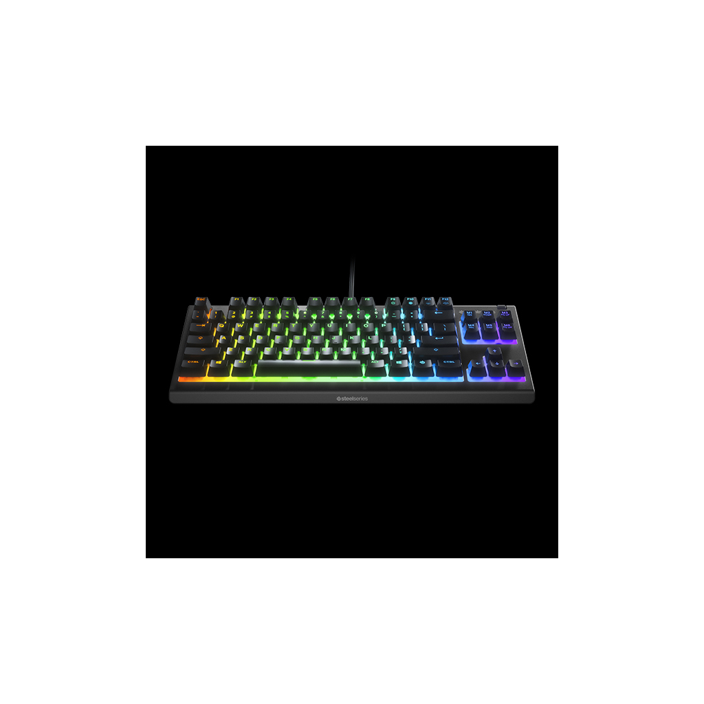 Клавиатура SteelSeries Apex 3 TKL UA USB Black (SS64831) - 1