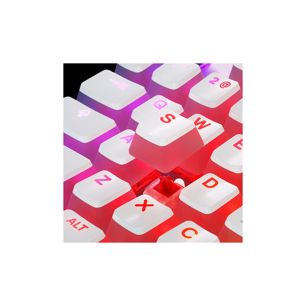 Клавиатура SteelSeries Apex 7 Ghost TKL UA USB White (SS64656) - 3